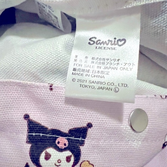 Kurumi by Sanrio Tote Bag Shoulder Bag Handbag Canvas Fabric - Picture 4 of 8